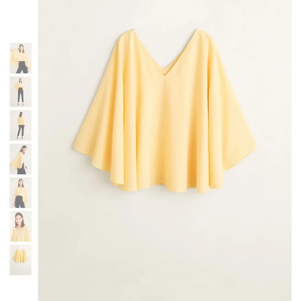 🌸MANGO FLOWY BLOUSE XL GORGEOUS ❣️ - Picture 6 of 10